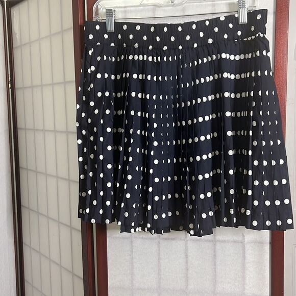TOMMY HILFIGER POLKA DOT PLEATED CIRCLE SKIRT SIZE M - Picture 4 of 8